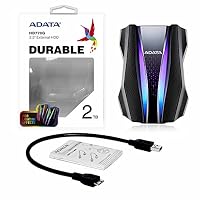 ADATA HD770G - 2 TB, Externe Festplatte mit USB 3.2 Gen.1, IP68-Schutzklasse, schwarz – Ansicht 8