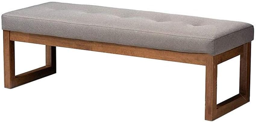Tabouret de maison gris et repose-pieds ottoman pour un salon chaleureux