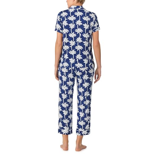 Image of kate spade new york Short Sleeve Cropped Pant PJ Set