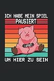 gaming pc zusammenbauen tipps  Ich Habe Mein Spiel Pausiert Um Hier Zu Sein: Nützliches Notizbuch A5 (6x9\