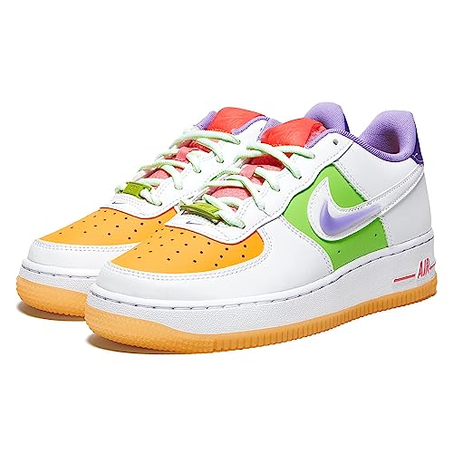 Nike Kids Air Force 1 Lv8 - White Space Purple Sundial 6