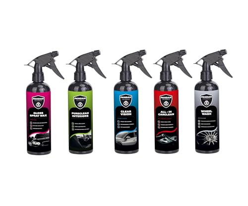 Kit de nettoyage PANDAH 500ml 5 pièces pour lavage automatique intérieur et extérieur