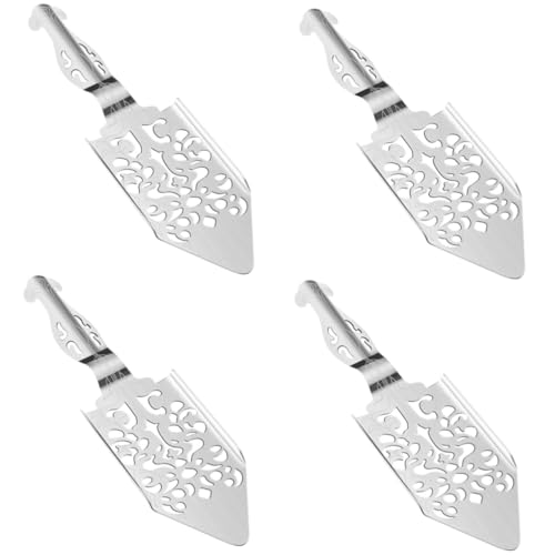Cabilock 4 Piezas cuchara de absenta Suministro de barras práctico gotero de absenta accesorios filtrar goteador de absenta doméstico fuente de absenta multifunción Ajenjo