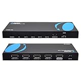 Orei UltraHD 4K @ 60 Hz 1 X 4 HDMI Splitter 1 in 4 Out 4 Port 4: 8-Bit - HDMI 2.0, HDCP 2.0, 18 Gbps, EDID, Duplicate / Mirror 4K Screens - UHDS-104