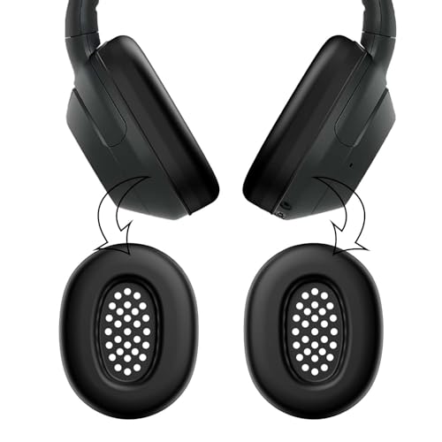 Fundas de silicona para audífonos Sony UltWear, protector anti-rayaduras lavable y reemplazo de almohadillas para auriculares inalámbricos Sony Extra Bass ULT Wear WH-ULT900N (Negro) miniatura 1