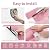 ViibXfans 3D Wall Tiles Peel and Stick,12 Sheets of 12 x 8.7 Inches Adhesive Wall Tile,Backsplashes Tile Stick on Kitchen, Bathroom,Pink