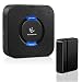 Wireless Door Sensor Chime, ELEPOWSTAR Door Open Chime Window Alarm for Office/Home/Store, Operate Range 600 feet with 52 Chimes and 4 Volume Levels, Black (1 Door Sensor+1 Plugin Receiver)