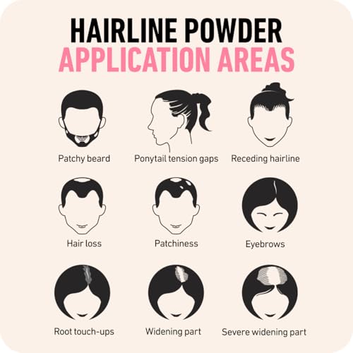 BOLDIFY Hairline Powder - Root Touch Up Hair Color for Gray Coverage - Bald Spot Concealing Hair Powder for Women & Men - 24-Hour Stain-Proof - Light Blonde - 5