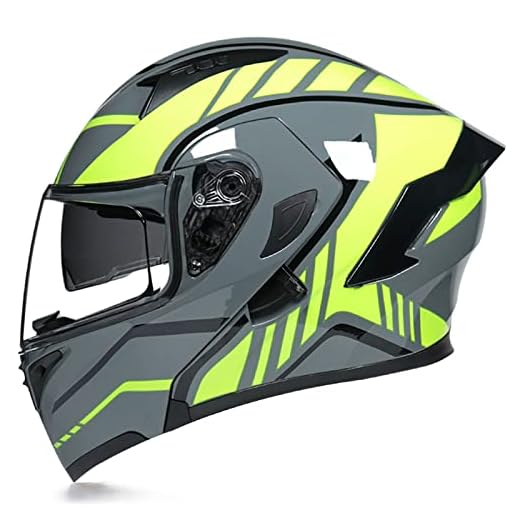 Modulär MC -hjälm ECE -godkänd Full Face Crash Motorcrosshjälmar med andningsfoder Integrerad motorcykelhjälm för vuxna män kvinnor 3,M 57-58CM