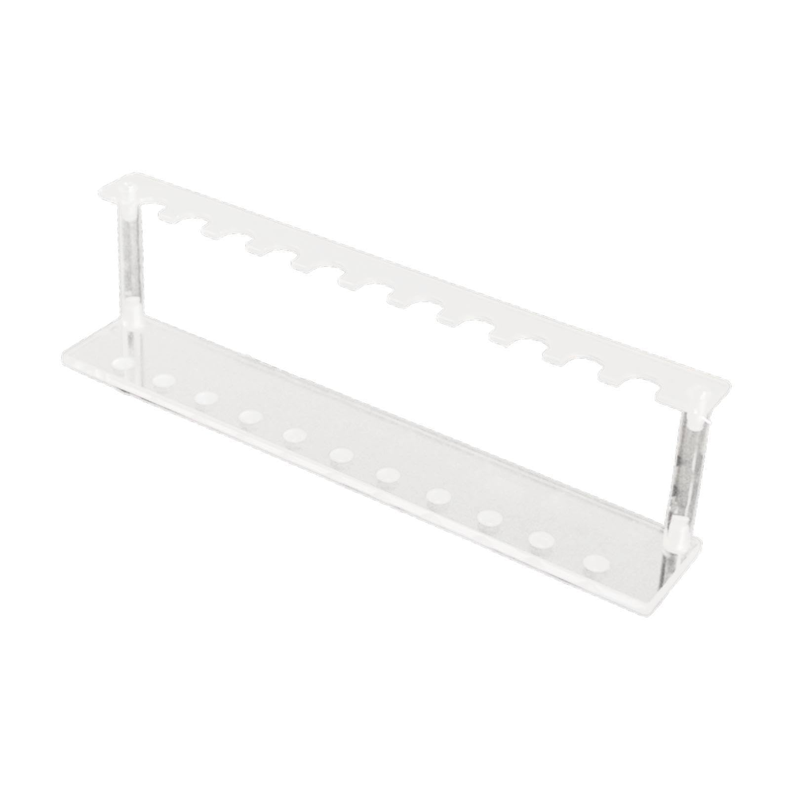 KTUXZCI Acrylic Pen Display Stand Provides Modern Storage Solution For Makeup Essentials Stationery Cosmetic Rack Acrylic Eyeliner Stand Ballpoint Pens Pen, Clear, 30x5x7cm