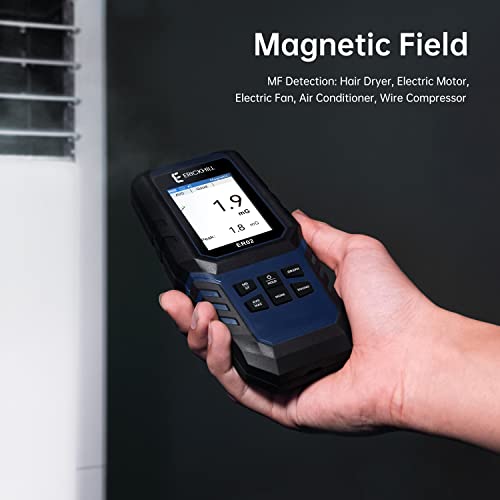 Image of ERICKHILL EMF Meter,3-in-1Rechargeable Digital Electromagnetic Field Radiation Detector for EF RF MF,5G Cell Tower, WiFi Signal Detector, for Home&Office EMF Inspections, and Ghost Hunting | Electromagnetic Field Radiation Detector for 5G Cell Tower, WiFi Signal Detector, for Home,Office and Ghost Hunting