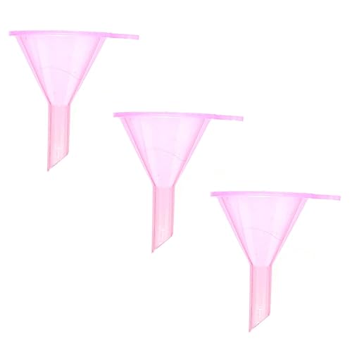 Embudos de envases cosméticos recargables, embudos para llenar botellas de loción, agua, aceites esenciales, lociones, champú, condiciones,