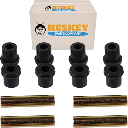 Huskey Club Car Precedent Golf Cart Rear Leaf Spring Bushing Kit for 2004-Up Gas/Electric Models, Replaces OEM Sleeve Part No#: 1025064-01 and Bushing Part No#: 1025066-01.