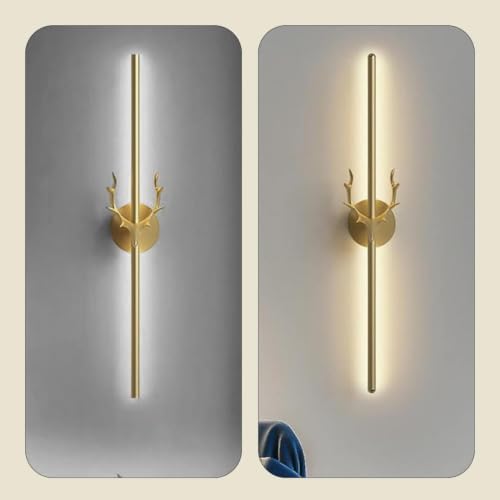 Image of fizzytech LED Deer Wall Lamp with 3 Colour Changing Modes, Decorative Wall Light for Bedroom, Living Room, Hallway, Kids Room & Home Decor, Pack of 2