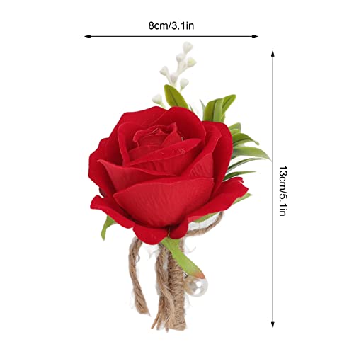 Corpete de terno, pino de estilo coreano amplamente aplicável, corpete de casamento fixo rosa 5 peça