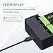 LP 9V Rechargeable Batteries with Charging Station - 2 Pack 600mah Long Lasting 9 Volt Lion Batteries - Compatible with Wireless Microphones, Flashlights, Guitar, Keyboard