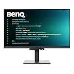 BenQ RD320U 32” 4K 3840x2160 Programming Monitor with 2000:1 Contrast Ratio, Nano Matte Panel, Backlight, 90W USB-C, Coding Modes, Night Hours Protection, Ergonomic Design, and Eye-Care Technology