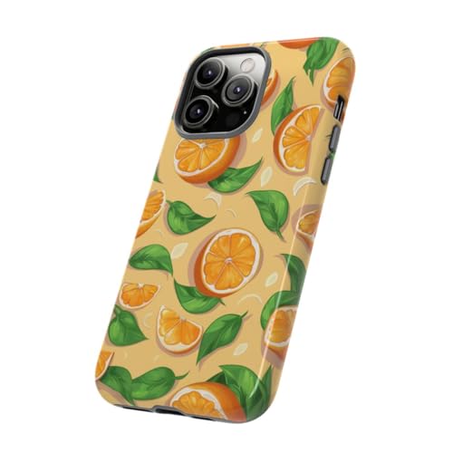Coque iPhone 14 Pro Max rigide motif oranges pour éviter les rayures - 2