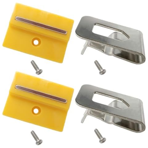 NXPOXS 2 Pcs Magnetic Bit Holder Drill Bit Organizer and 2 Pcs Belt Clip Hooks Fit for Dewalt 20V Drills Screwdriver and Impacts Cover