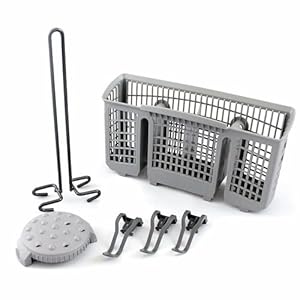 NEFF Z7870X0, Spülhilfe-Set, 4-teilig, passend für 60 cm und 45 cm Geschirrspüler (außer Kompakt), mit Flaschenhalter, Sprühkopf für Backbleche, zusätzlichem Besteckkorb und 3 Clips, Made in Germany