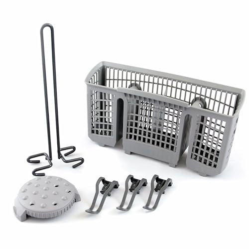 NEFF Z7870X0, Spülhilfe-Set, 4-teilig, passend für 60 cm und 45 cm Geschirrspüler (außer Kompakt), mit Flaschenhalter, Sprühkopf für Backbleche, zusätzlichem Besteckkorb und 3 Clips, Made in Germany