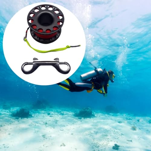 Equipo de buceo compacto de aleación de aluminio con clip de dos extremos 5