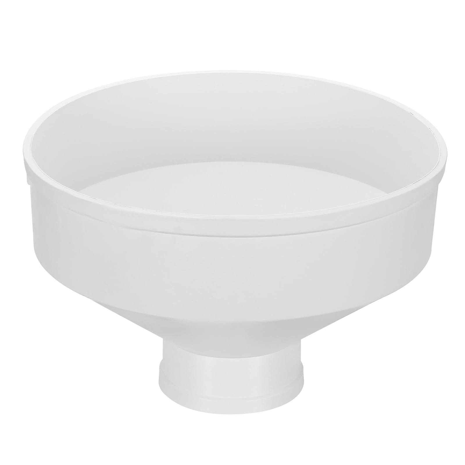 PATIKIL 12" to 4" Duct Reducer, PVC Pipe Increaser Adapter Ducting Airflow Tube Pipe Fitting for DWV (Drain, Waste and Vent) Ventilation Ducting, White