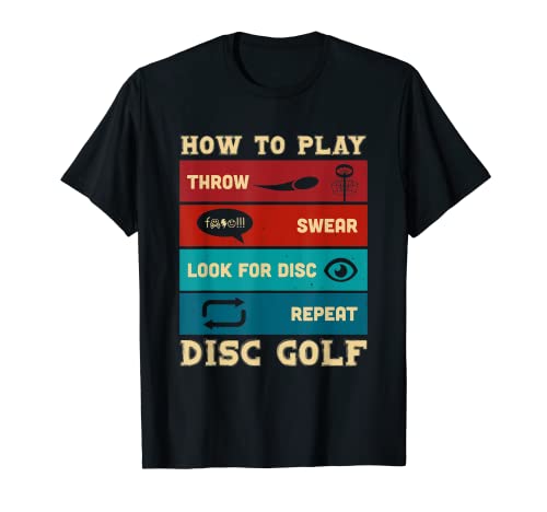 Disco divertido de golf y frisbee Camiseta