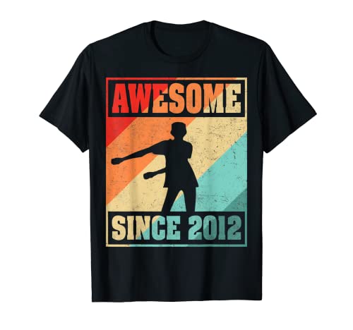 Vintage Floss 10th Years Old 10 Birthday Boy Girl Gift Camiseta