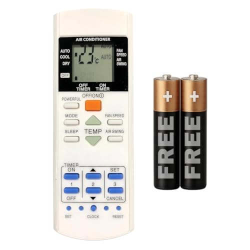 Image of K2 Remotes Compatible for Panasonic AC Remote (AC-29C) - LCD Display Replacement Remote | No Backlight | 5 Year Warranty | Works Only When Old Remote Matches