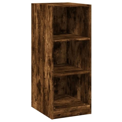 vidaXL Kleiderschrank, Garderobenschrank mit Stauraum, Hochschrank für Schlafzimmer, Dielenschrank Schrank, Modern, Räuchereiche Holzwerkstoff