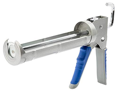 Bon 34-230 Caulking Gun - Comfort Grip, Silver