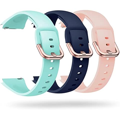 smaate Slim Replacement Band Compatible with Yamay Willful Lintelek Fitpolo Veryfitpro ID205L Smart Watch ID205U ID205 ID205S ID215G SW021 SW020 SW023 SW025, Silicon Watch Strap, SS205SM7BGP, Small Cover
