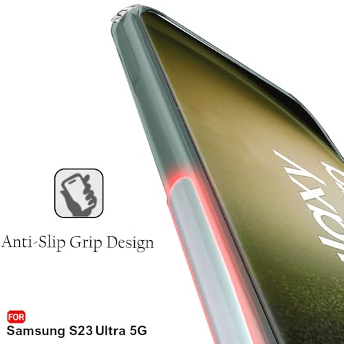 Image of TheGiftKart Back Cover Soft Case for Samsung Galaxy S23 Ultra 5G | Best Camera Protection | Inbuilt Dust Plugs & Anti-Slip Grip | Ultra Clear Slim Back Cover Case (Silicone, Transparent)