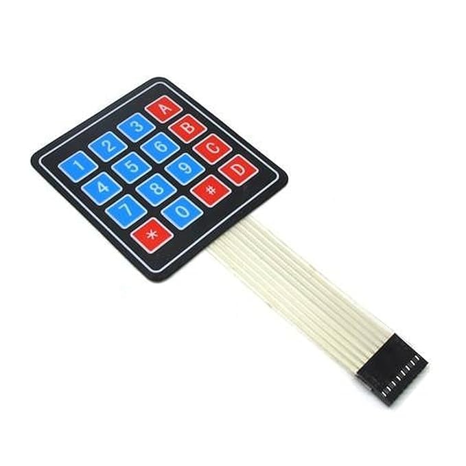 4x4 Membrane switch keypad