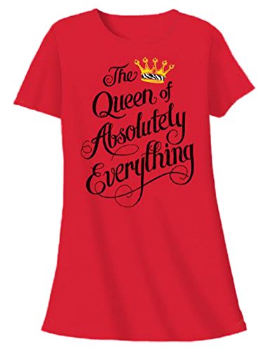 Relevant Ladies Nightshirt "Queen of Absolutely Everything" One Size Fits Most