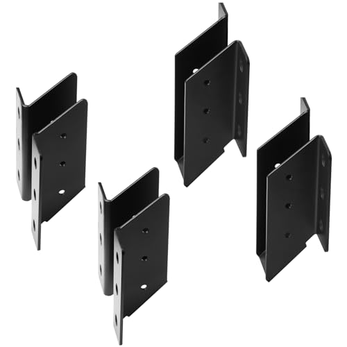 2 Pairs Angled Joist Hanger for 2x6 Lumber,45°Slope Up and Down,13 Gauge