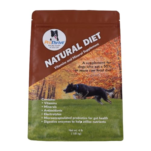 Animal Health Solutions Formulated Canine Natural Diet Vitamins Supplement 1Lb