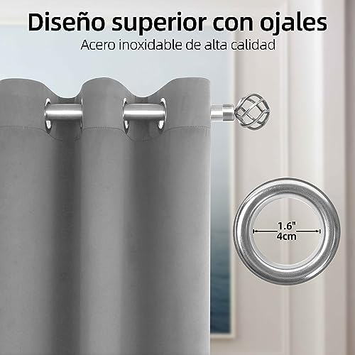 Cortinas, Home cortina gris Marca Yostyle (3)