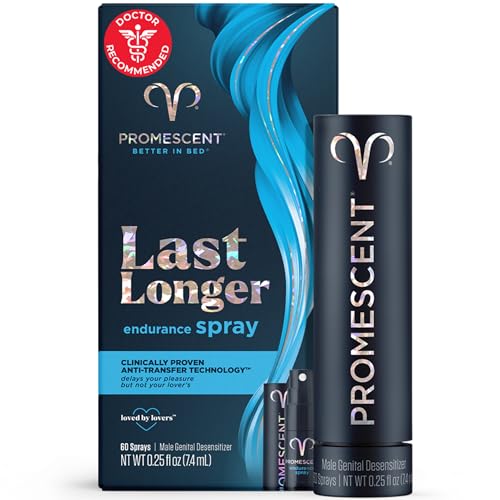Promescent Desensitizing Delay Spray for Men Clinically Proven to Help You Last Longer in Bed -...