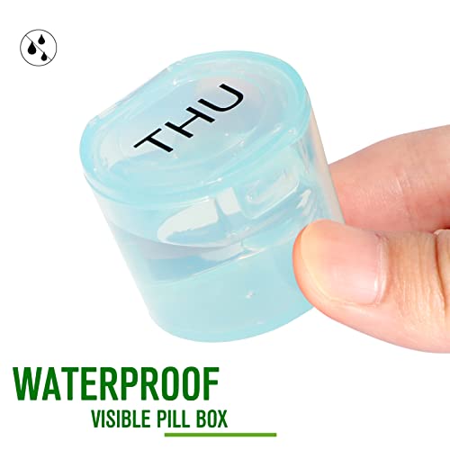 Naturetouch Weekly Pill Organizer, Bpa Free Medicine Organizer Rainbow 7 Day Pill Box, Daily Portable Pill Conatainer For Pills/Vitamin/Fish Oil/Supplements [Lastest Version] #TOP4