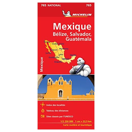 Carte NATIONAL Mexique
