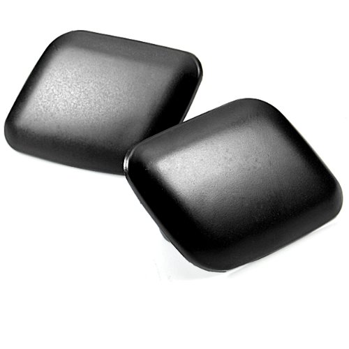 Fit for AUDI A6 C5 Black Headlight Washer Cover Cap AVANT Hot 2Pcs