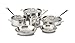 All-Clad D3 Stainless Cookware Set, Pots and Pans, Tri-Ply Stainless Steel, Professional Grade, 10-Piece All-Clad D3 Stainless Cookware Set, Pots and Pans, Tri-Ply Stainless Steel, Professional Grade, 10-Piece
