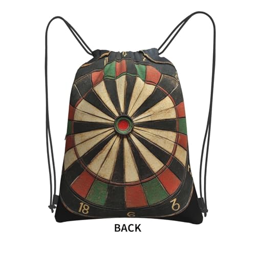 Drawstring Backpack Resistant Sackpack Dart Board Sports Gym Bag String Bag for Women Men4