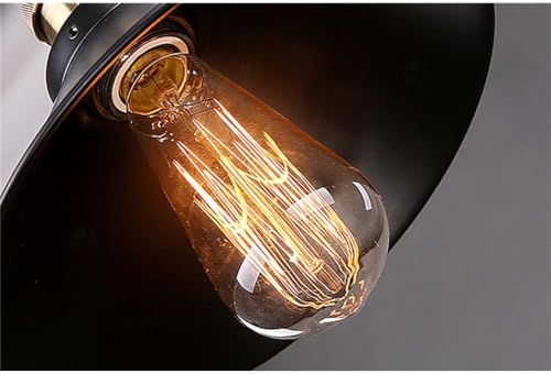 Lámparas colgantes modernas de estilo industrial vintage E26 con pantalla de aluminio 6
