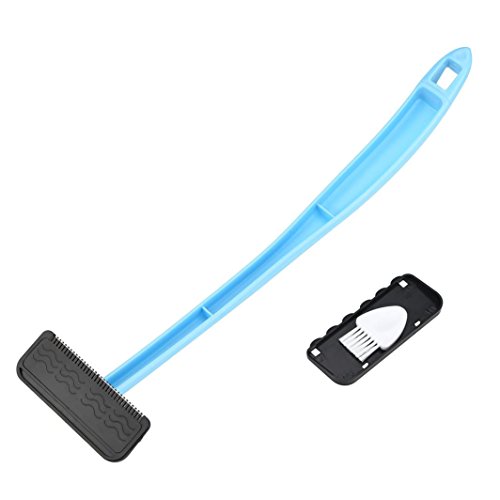 Retour cheveux rasoir, fonte Power électrique Remover Corps Tondeuse Rasoir Self Groomer Rasage/corps cheveux et de dos Rasoir/avec bras d'extension Cover
