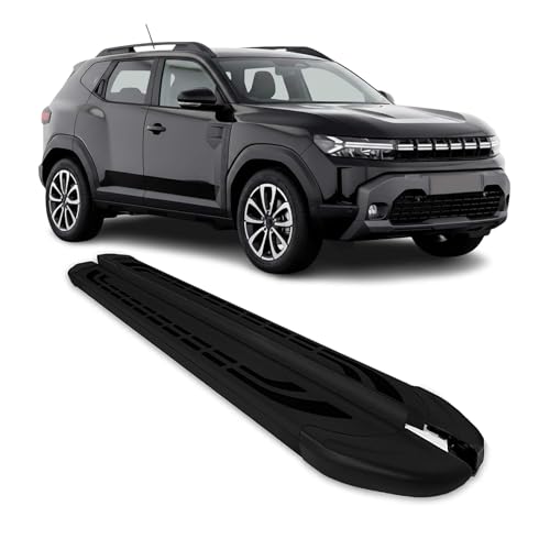 Marchepieds OMAC alu noir pour Duster 2024-2026 premium