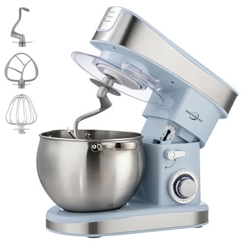 Stand Food Mixer, 6.3 Qt Stand Mixer, 400W 6-Speed with