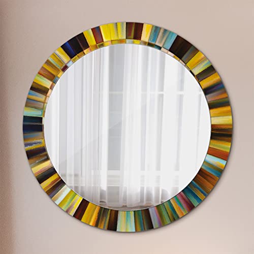 Miroir de salle de bains rond Ø70 cm Tulup pour illuminer votre reflet et votre intérieur